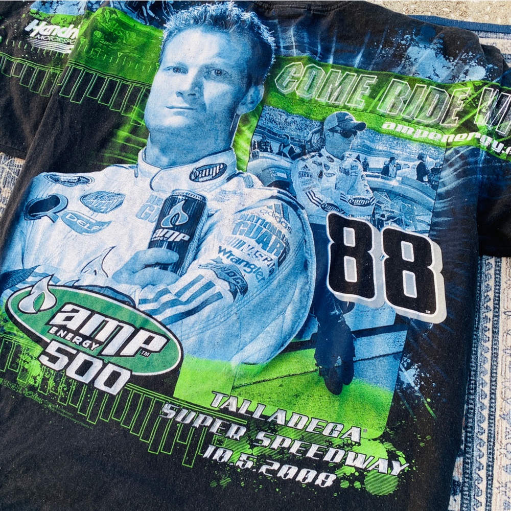 NASCAR vintage chase authentics DALE EARNHARDT JR AMP energy 2008 t-shir… - Picture 4 of 8